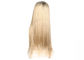 De synthetische Vezel kleurde Haarpruiken, 130%-Pruiken van de Dichtheids de Zwarte Blonde Gemengde Kleur leverancier